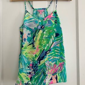 Lilly Pulitzer Racerback Silk top